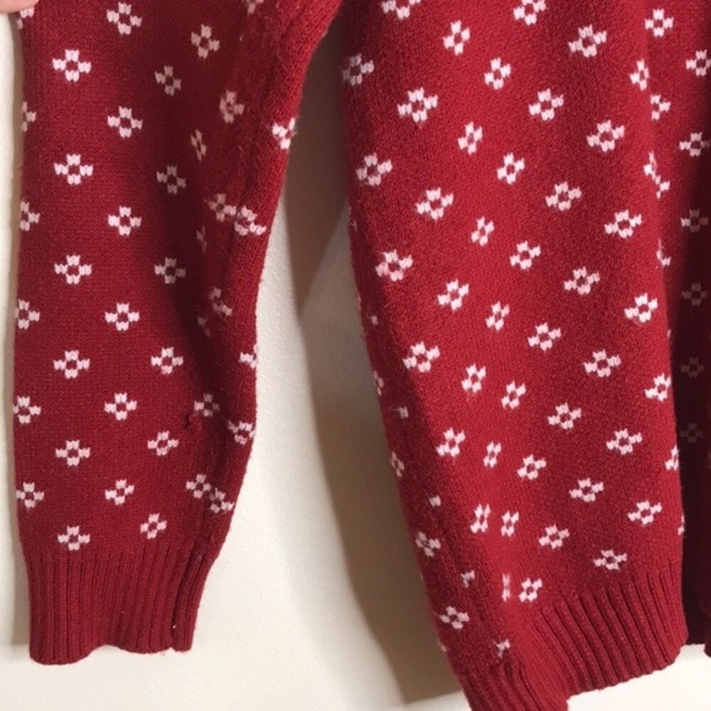 Heimish ladies red soft and cozy pullover sweater size small - Picture 5 of 13
